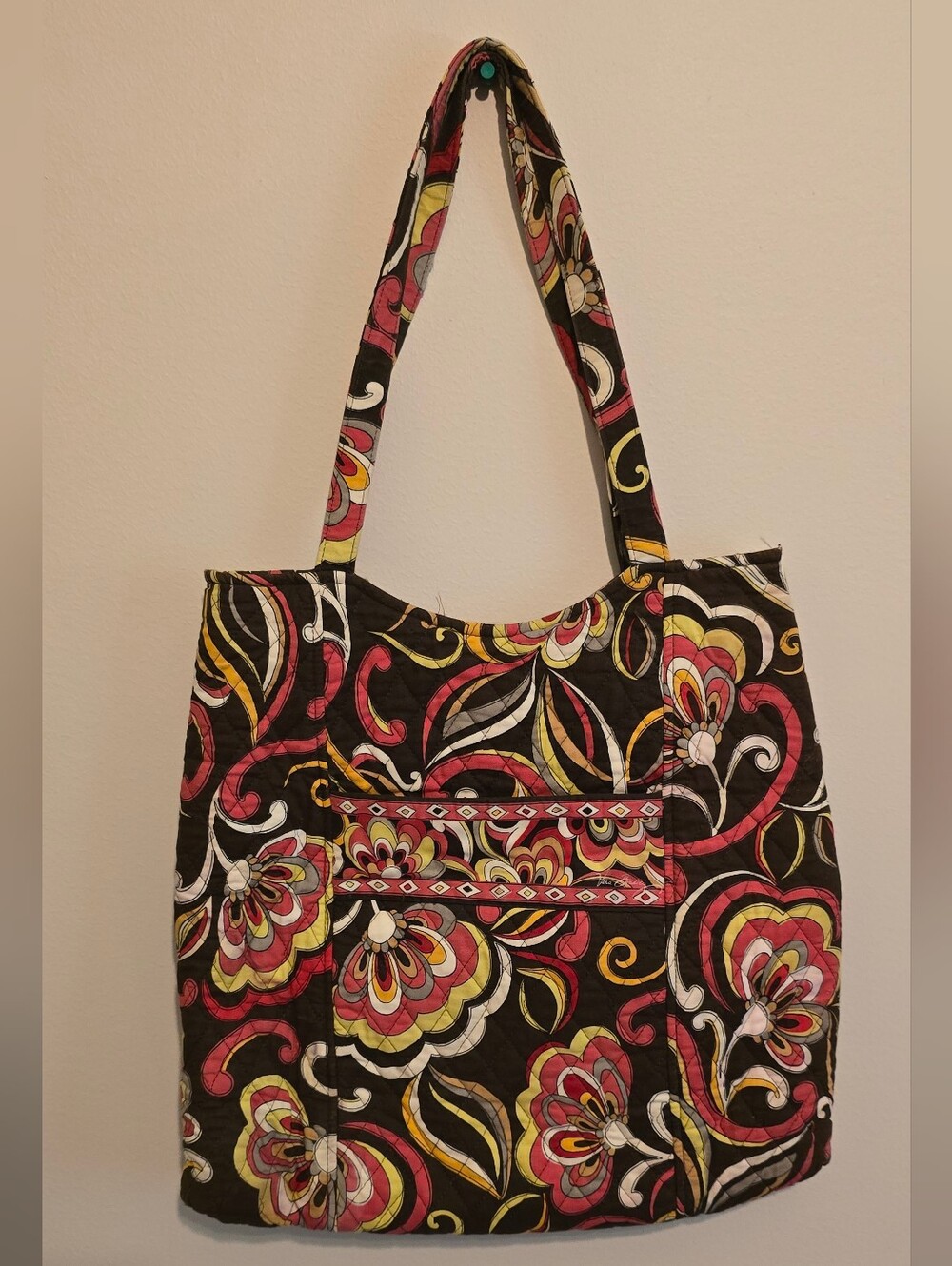 Vera Bradley Quilted Puccini Print Tote Bag